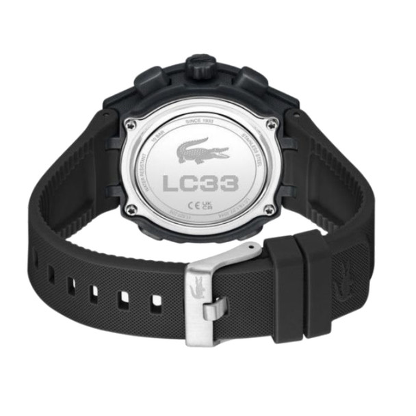 Lacoste LC33 Unisex Black Analog-Digital Quartz Watch 2011365