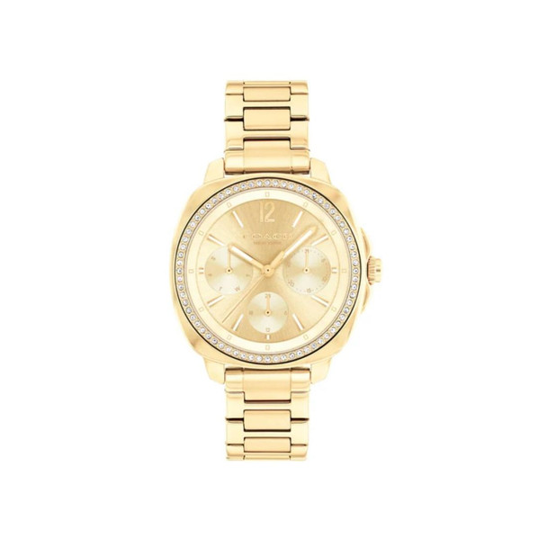 Coach Women's Kitt Gold-Tone Quartz Chronograph Watch 14504393