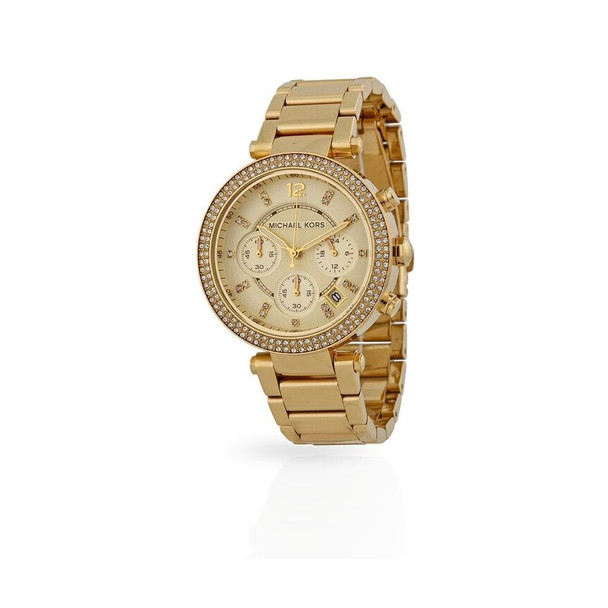 Michael Kors Parker Chronograph Women's Gold Dial Quartz Watch MK5354