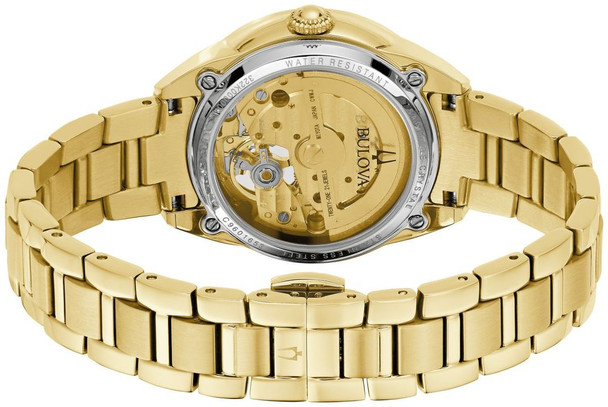 Bulova Sutton Automatic White MOP Dial Women's Watch 97L172