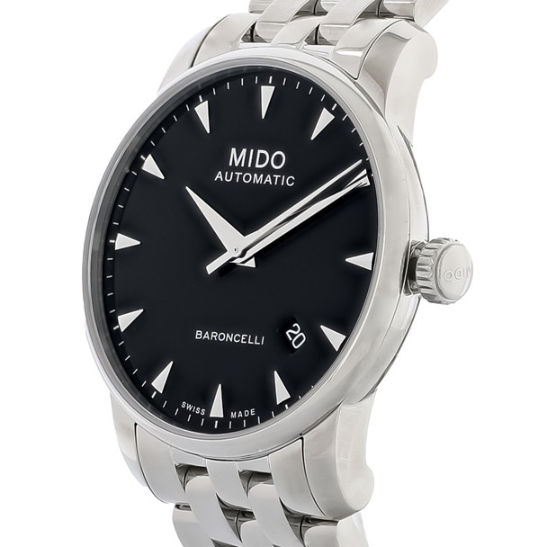 Mido Baroncelli Black Dial Automatic Watch M86004181