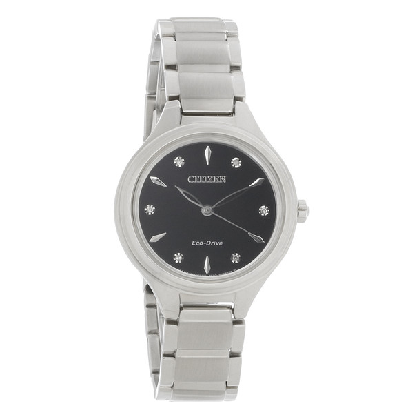 Citizen Eco-Drive Women's Corso Stainless Steel Diamond Watch FE2100-51E