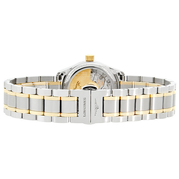 Longines Master Women's Diamond Two Tone Automatic Watch L2.128.5.77.7