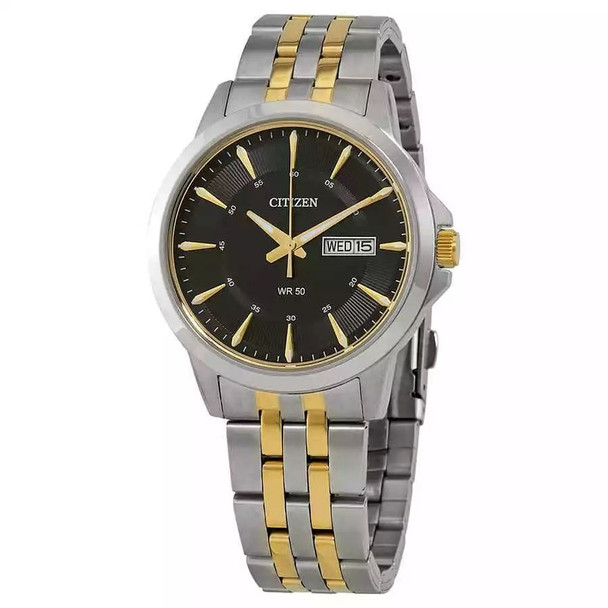 Citizen Men's Black Dial Quartz Watch BF2018-52E