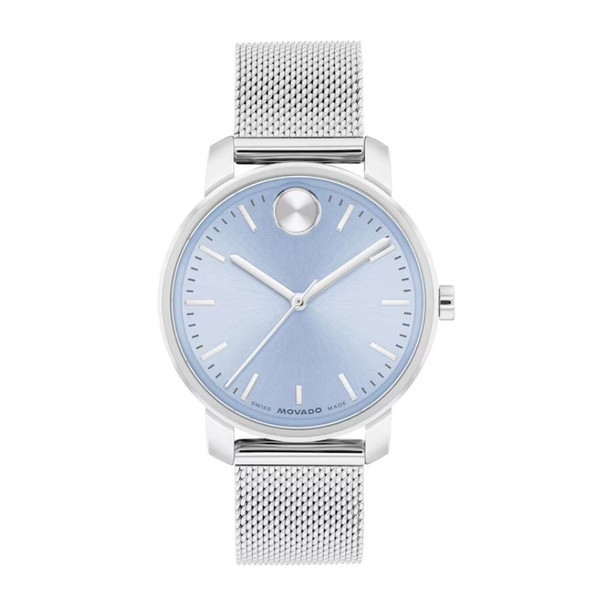Movado Bold Access Women's Blue Dial Mesh Bracelet Quartz Watch 3601310