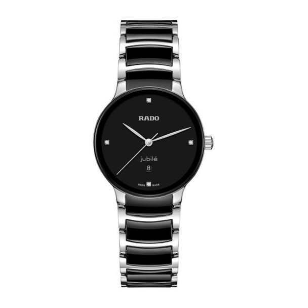 Rado Centrix Diamonds Black Dial Women's Quartz Watch R30026712
