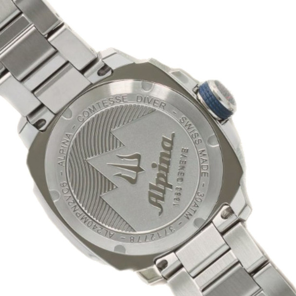 Alpina Seastrong Diver Comtesse Quartz Blue Dial Women's Watch AL-240MPN2VC6B