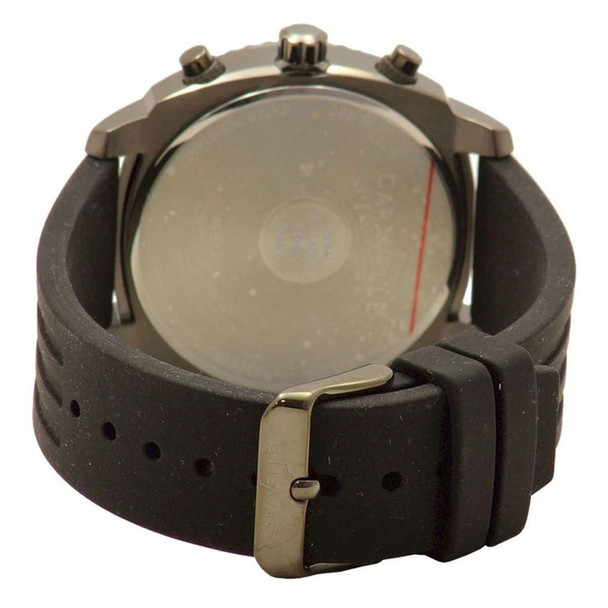Bulova Caravelle Men's Black Dial Quartz Watch 45B141