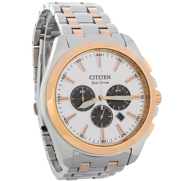 Citizen Eco-Drive Peyten Men's Two Tone Chronograph Watch CA4516-59A