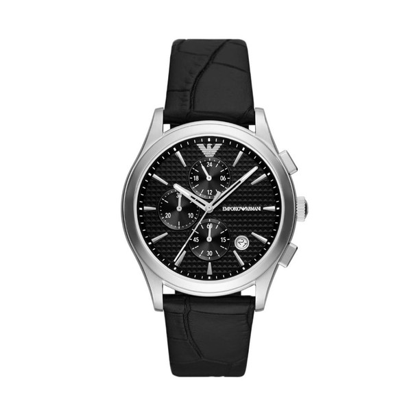 Emporio Armani Men's Paolo Chronograph Black Dial Quartz Watch AR11530