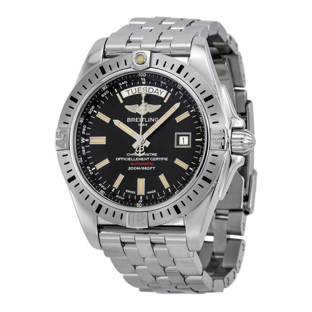 Breitling Men's Galactic 44 Black Dial Automatic Watch A45320B9-BD42-375A