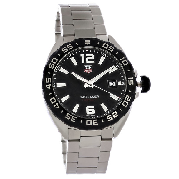 Tag Heuer Formula 1 Men's Black Dial Stainless Steel Quartz Watch WAZ1110.BA0875