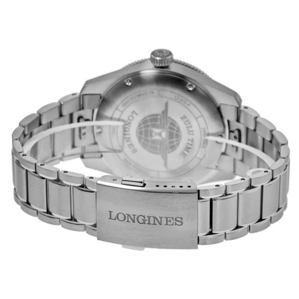 Longines Men's Spirit Zulu Time Blue Sunray Dial Automatic Watch L3.812.4.93.6