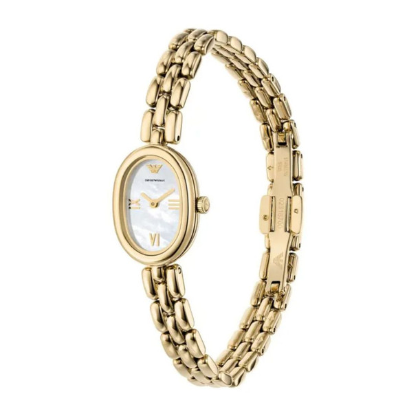 Emporio Armani Women's Sinfonia White MOP Dial Quartz Watch AR11721