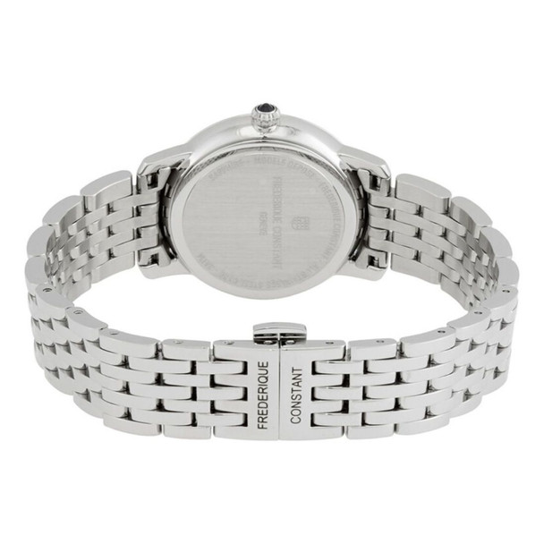 Frederique Constant Women's Slimline Grey MOP Dial Quartz Watch FC-220MPBD1S26B