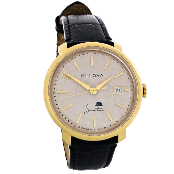 Bulova Frank Sinatra Men's The Best Is Yet To Come Manual Wind Watch 97B195