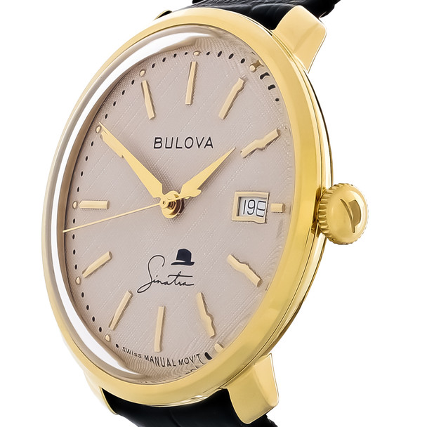 Bulova Frank Sinatra Men's The Best Is Yet To Come Manual Wind Watch 97B195