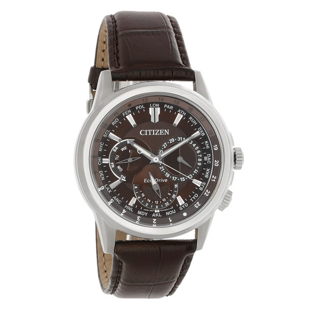 Citizen Eco-Drive Men's Calendrier Brown Dial Watch BU2020-29X