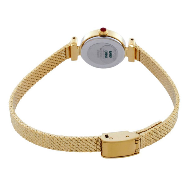 Citizen Women's Fio Eco-Drive Gold-tone Sunray Dial Quartz Watch EG7086-57P