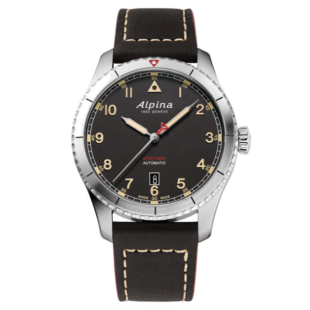 Alpina Men's Startimer Pilot Black Dial Automatic Watch AL-525BBG4S26