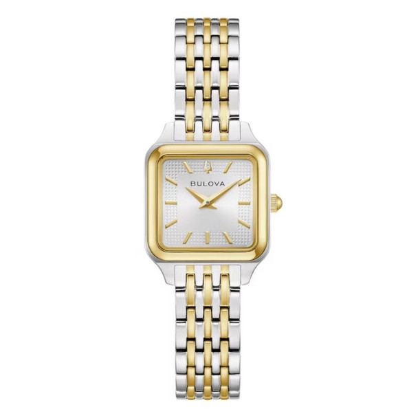 Bulova Women's Sutton Silver Dial Quartz Watch 98L330