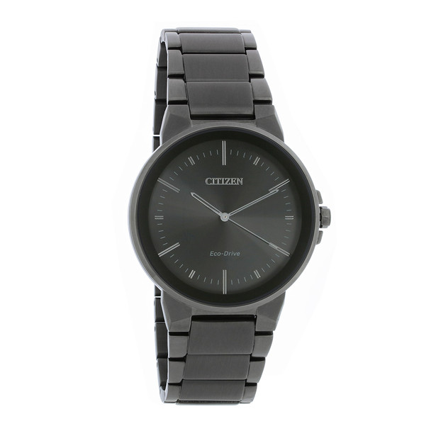 Citizen Eco-Drive Axiom Men's Grey ION Plated Steel Watch BJ6517-52E