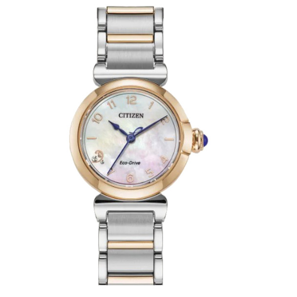 Citizen L Mae Women's Two-Tone Eco-Drive Watch EM1136-87D