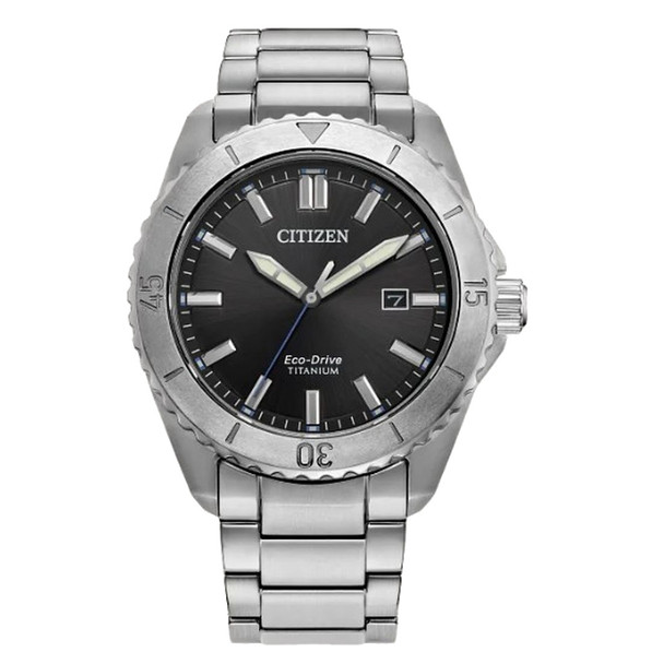 Citizen Eco-Drive Brycen Men's Super Titanium Black Dial Watch AW1840-50E
