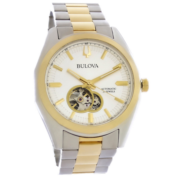 Bulova Surveyor Men's Two-Tone Stainless Steel Automatic Watch 98A284