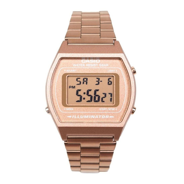 Casio Vintage Unisex Rose Gold Tone Digital Quartz Watch B640WC-5AVT