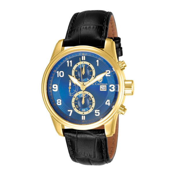 S. Coifman Heritage Men's Blue Dial Quartz Chronograph Watch SC0307