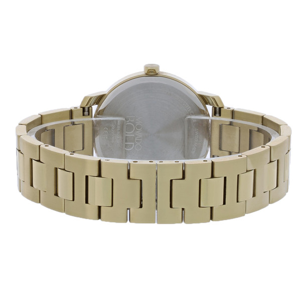 Movado BOLD Access Series Women's Gold ION PVD Stainless Quartz Watch 3601080