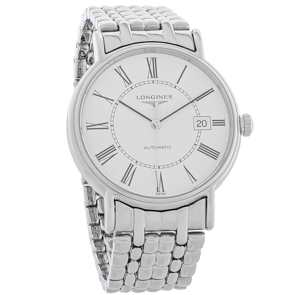 Longines Presence Men's White Dial Swiss Automatic Watch L4.921.4.11.6