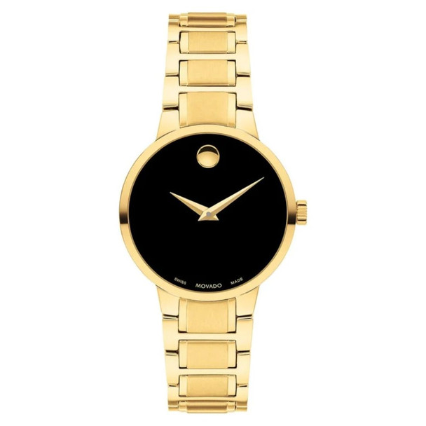 Movado Women's Portfolio Black Dial Quartz Watch 0607912