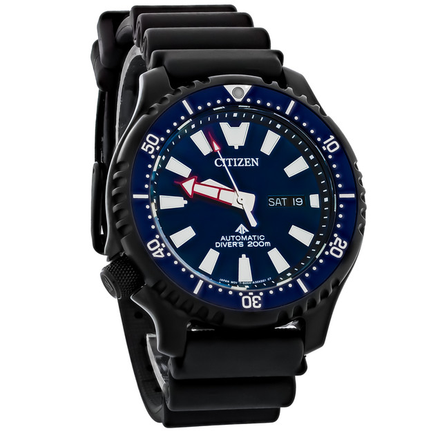 Citizen Promaster Diver Black ION Stainless Mens Automatic Watch NY0158-09L