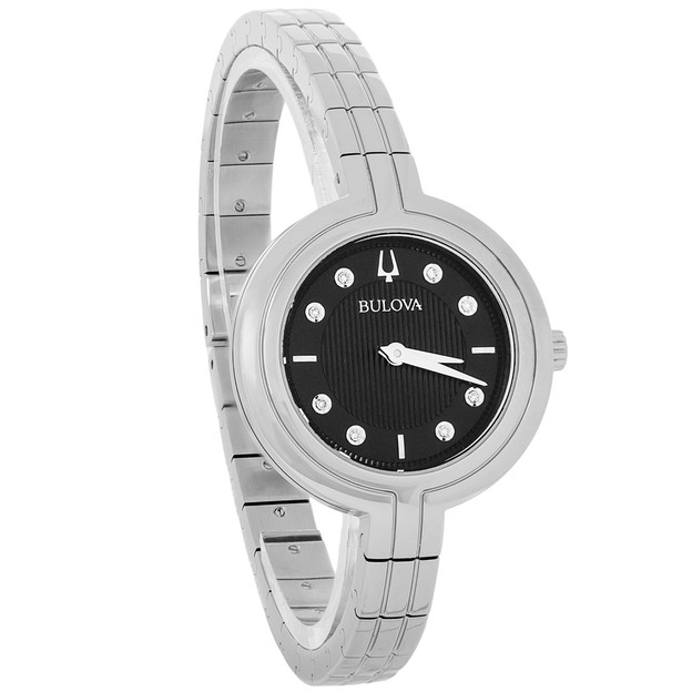 Bulova Rhapsody Women's Diamond Stainless Steel Quartz Watch 96P215
