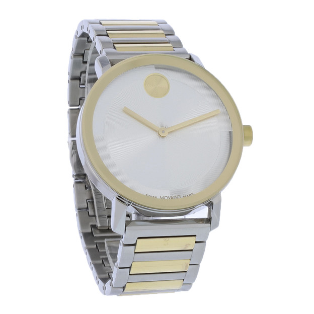 Movado BOLD Evolution 2.0 Series Men's Two-Tone Stainless Quartz Watch 3601087