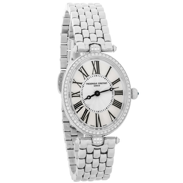 Frederique Art Deco Women's MOP Dial Swiss Quartz Watch FC-200MPW2VD6B