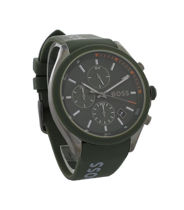 Hugo Boss Velocity Men's Green Dial Quartz Chronograph Watch 1514060