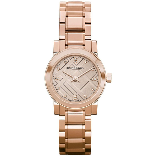 Burberry The City Diamonds Rose Gold-Tone Women's Quartz Watch BU9215