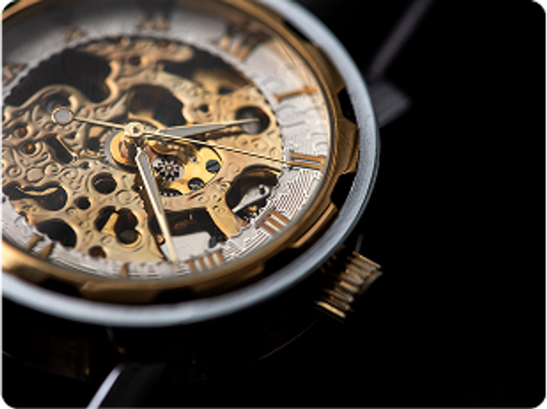 Automatic Watches: A rotor swings in response to motion