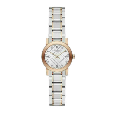 Burberry Women's The City Diamonds Two-Tone Rose Gold-Tone Quartz