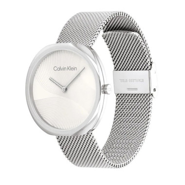 Calvin Klein Sculpt Women's White Dial Quartz Watch 25200245 ...