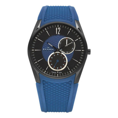 ^_  Titanium Skagen Slim Watches Skagen Titanium Collection Men's Blue