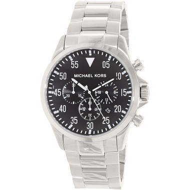 Michael Kors MK8413 Unisex Gage Quartz Black Dial Watch