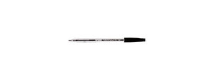 BALLPOINT PEN MEDIUM CAPPED ARTLINE SMOOVE - BLACK (BOX OF 12)