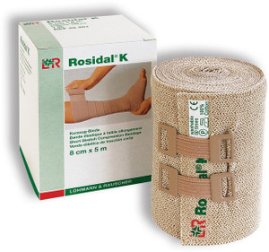 ROSIDAL K STRETCHED BANDAGE 10CM X 5M