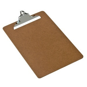 CLIPBOARD MASONITE LARGE CLIP FOOLSCAP - MARBIG CLIPBOARD MASONITE LARGE CLIP FOOLSCAP - MARBIG