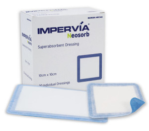 IMPERVIA NEOSORB SUPER ABSORBENT DRESSING 15CM X 15CM (BOX OF 20)