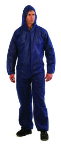 BLUE ANTI-STATIC PROTECTIVE OVERALL - LARGE - PACK OF 5 BLUE ANTI-STATIC PROTECTIVE OVERALL - LARGE - PACK OF 5